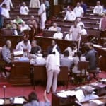 Rajyasabha uproar over President's speech during oath ceremony