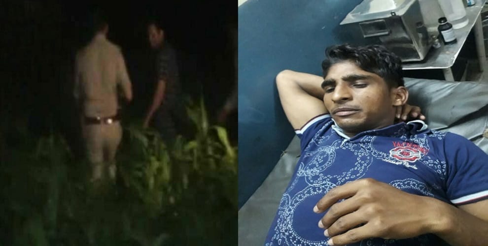 Encounter in police and badmash, five thousand prize injured