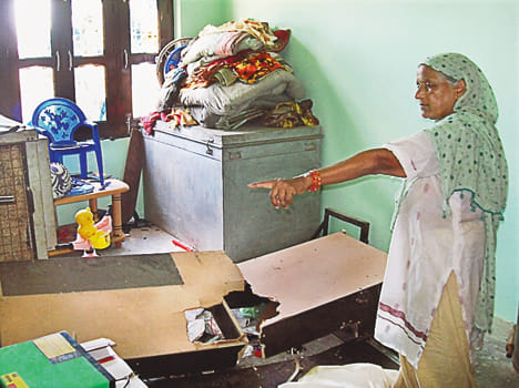 Pregnant death during police raids
