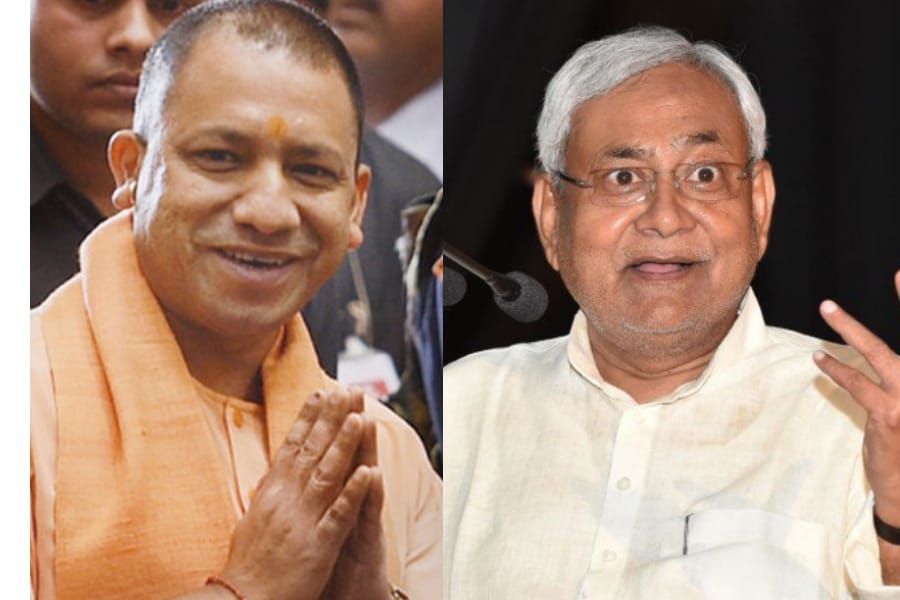yogi adityanath praises nitish kumar.