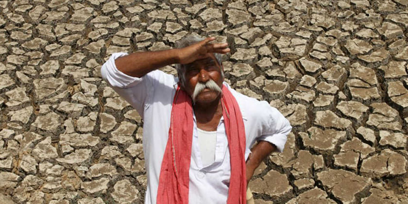 many districts in rajasthan facing deficit rainfall despite of flood in few cities 