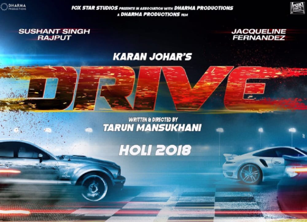 Sushant, Jacqueline team up for Drive, new poster and release date out
