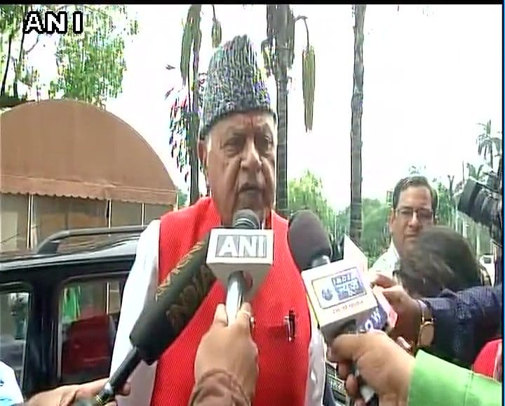 Mehbooba considers Gilani to be his father she must know of NIA action-Farooq Abdullah