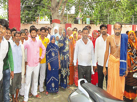 Illegal possession of graveyard collapses