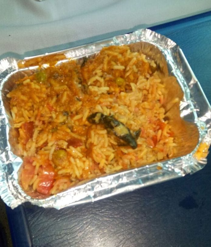 Lizard found in Biryani purchased in the train
