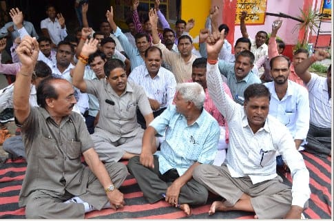Protest over raid in schools