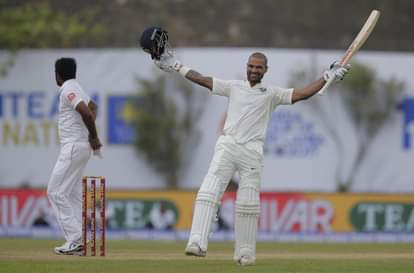 shikhar dhawan made 119 runs in srilanka