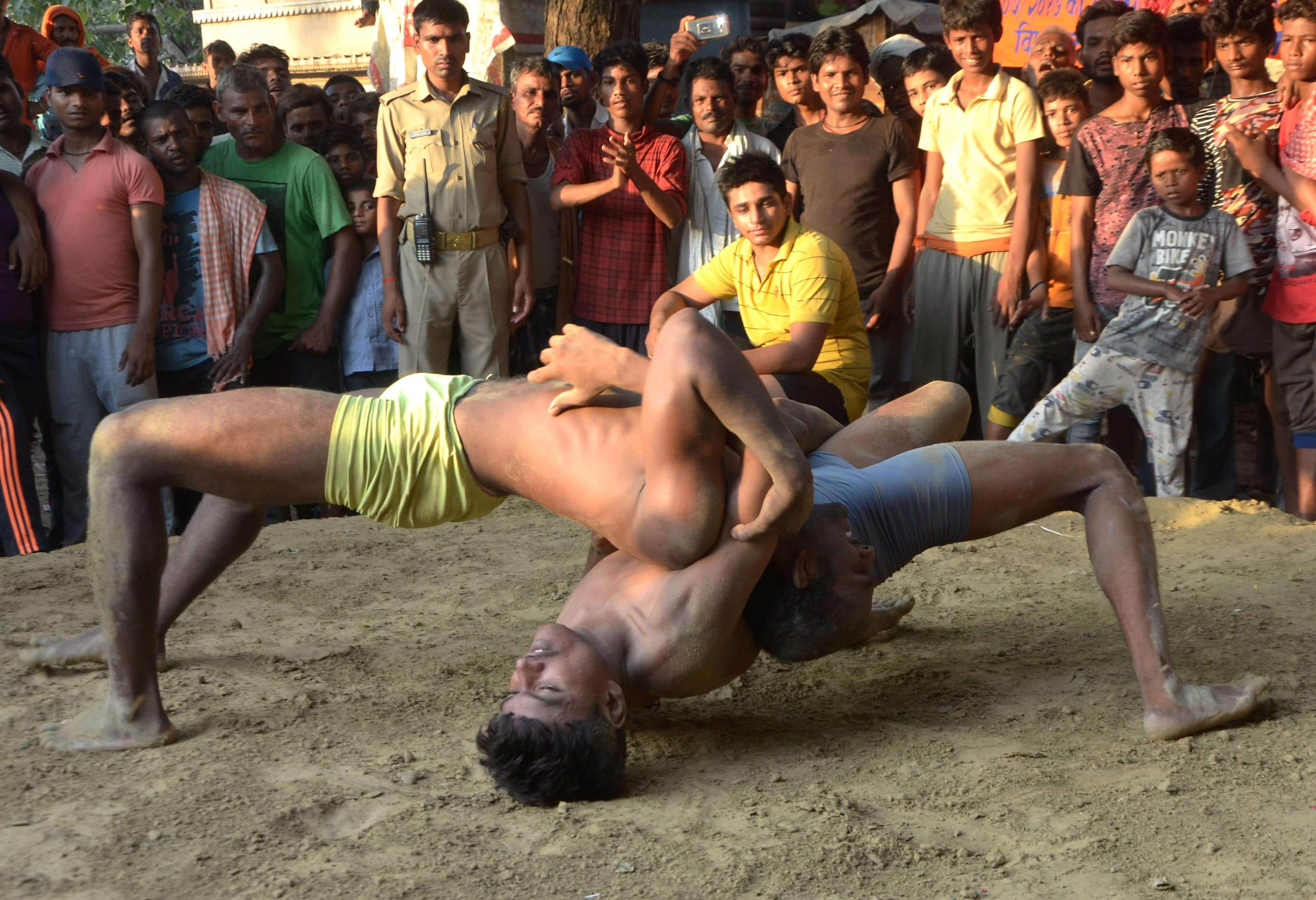 Wrestling in Varanasi Army of Wrestlers in the Arena of Banarasi Fun
