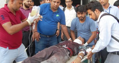 Chinese manjha, person's neck cut including 7 year old girl
