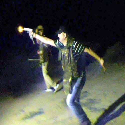 see, the live photos of the encounter, shot the accused