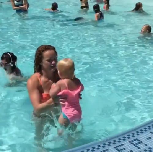 Watch viral video of two year old baby girl doing   burpees