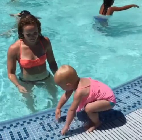 Watch viral video of two year old baby girl doing   burpees