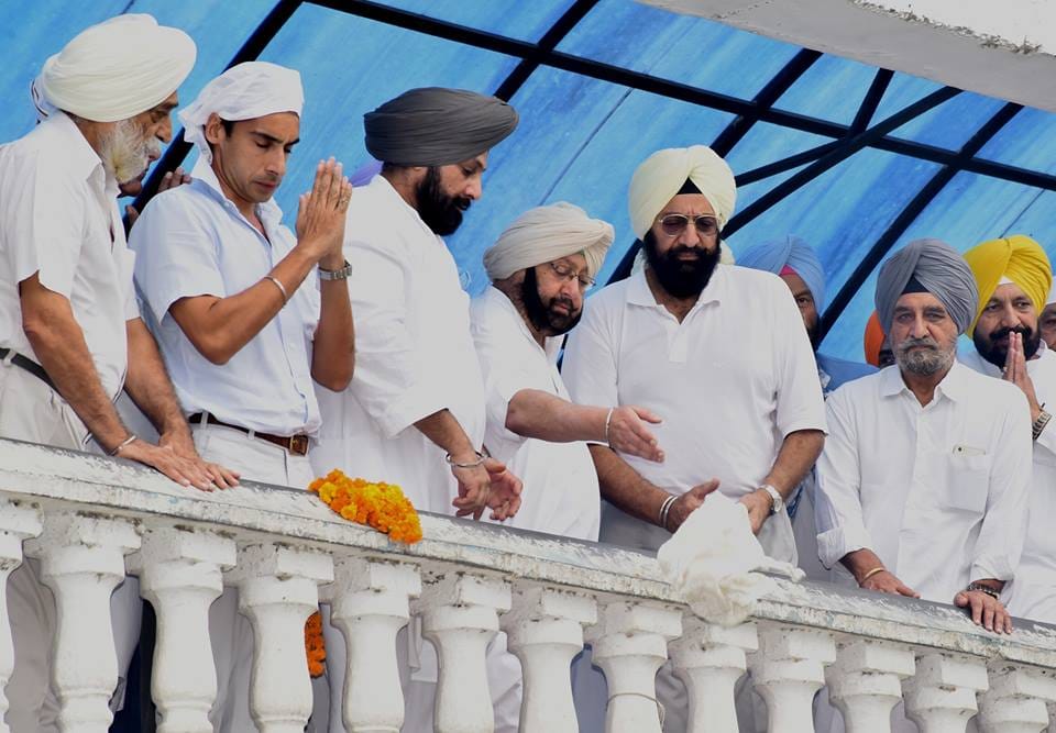 RAJMATA’S ASHES IMMERSED AT KIRATPUR AMID PRAYERS BY CAPT AMARINDER