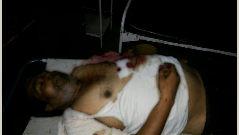saraf murdered after looting in Jalaun