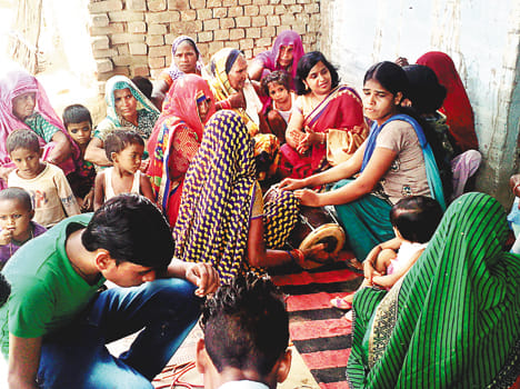 Raisina Hills reached relative