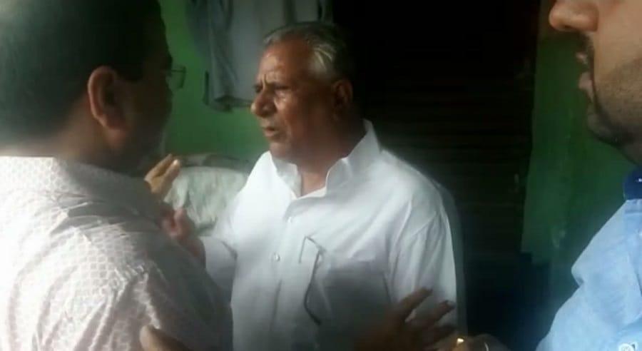 tension arises outside rajasthan congress party office in jaipur 