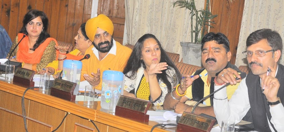 Shimla Municipal Corporation meeting