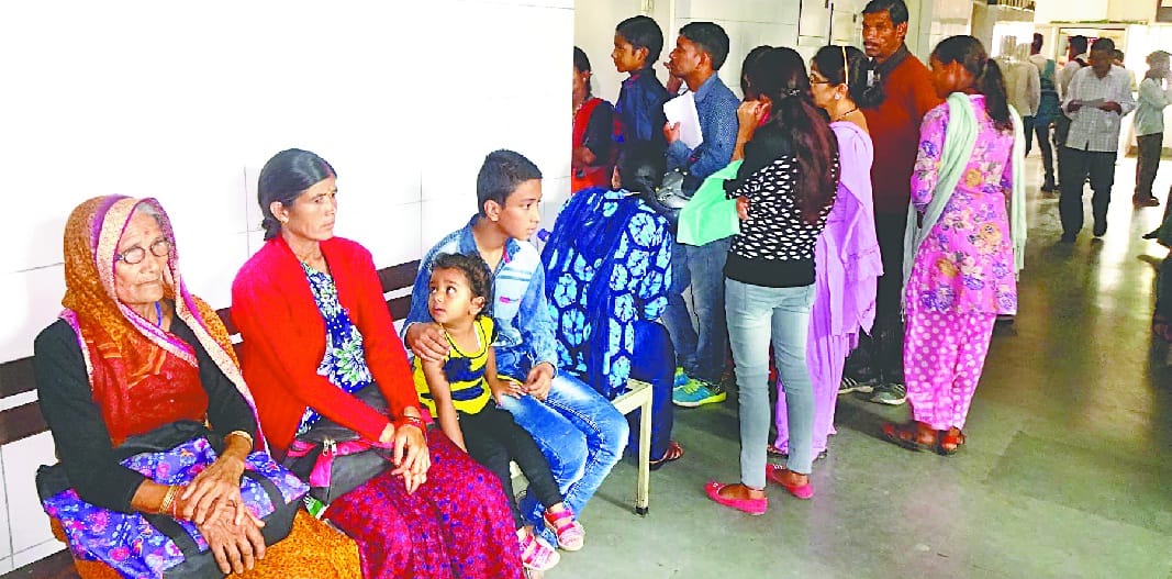  affected OPD system affected patients