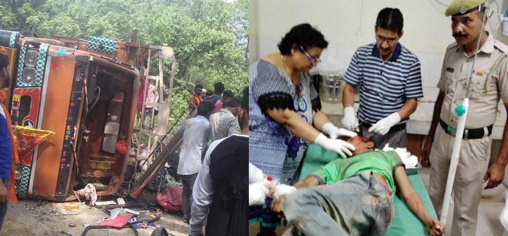 punjab pilgrims injured in una tempo accident
