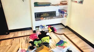 police destroyed domestic appliannces on the name of searching criminals