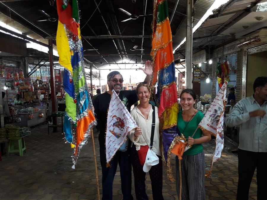 These couple came from Italy to visit Ramdevra