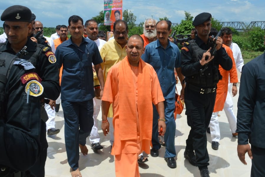  Yogi adityanath in ayodhya.