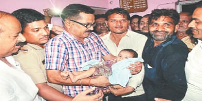 Innocent kidnapping of nine months, after 10 hours of hardships recovered from the gutters