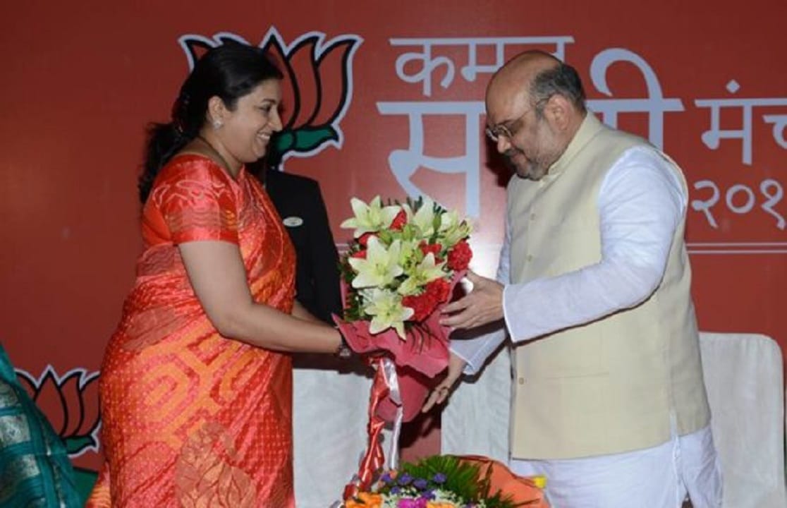 Lok sabha elections 2019 amit shah and smriti irani rally in almora