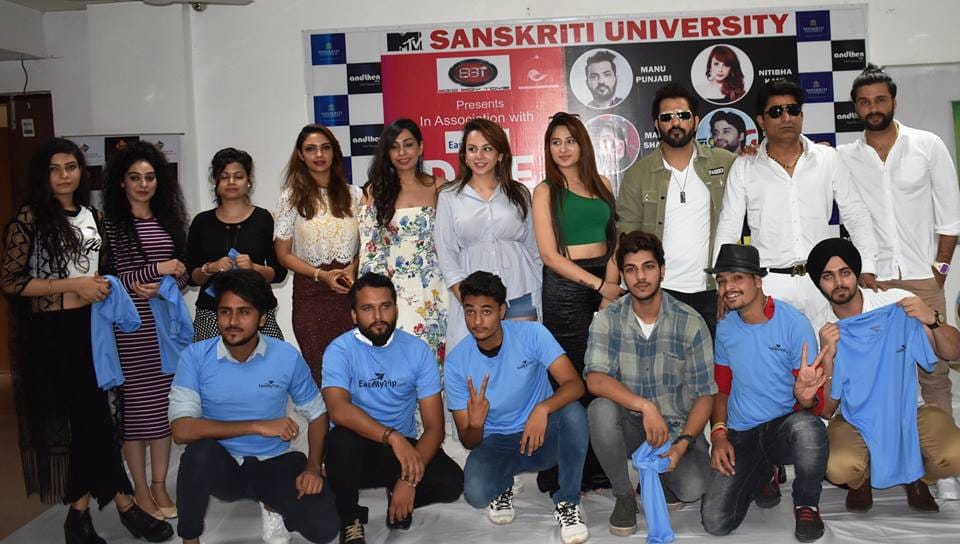 Audition of MTV reality show was organized at Mathura's Sanskriti University