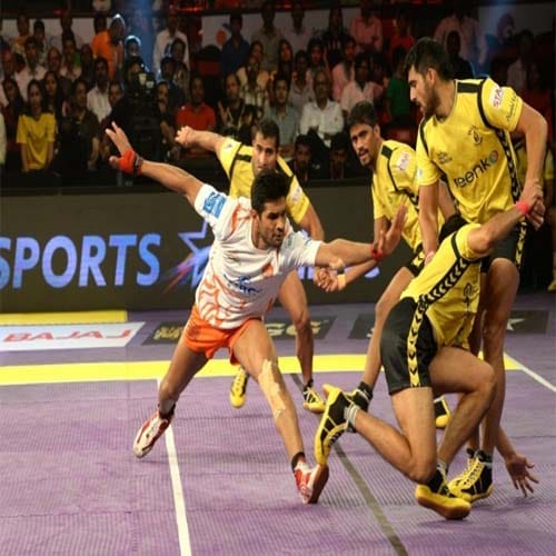 pro kabaddi league 2017: season 5 opening ceremony match  between Telugu Titans and Tamil Thalaivas