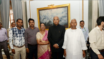 president oath ceremony kovind family experience