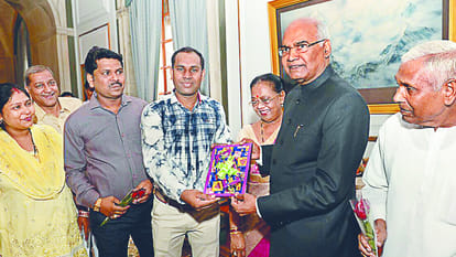 president oath ceremony kovind family experience