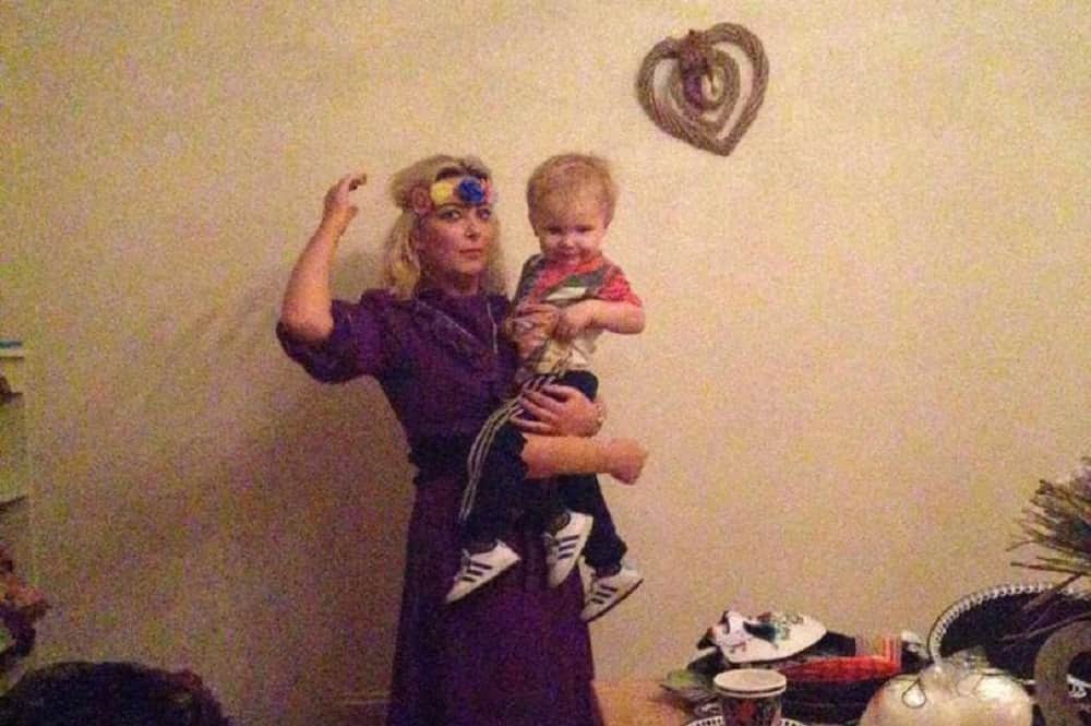 BELFAST WOMEN NOTICED GHOSTLY THING IN HER PHOTO   WITH SON