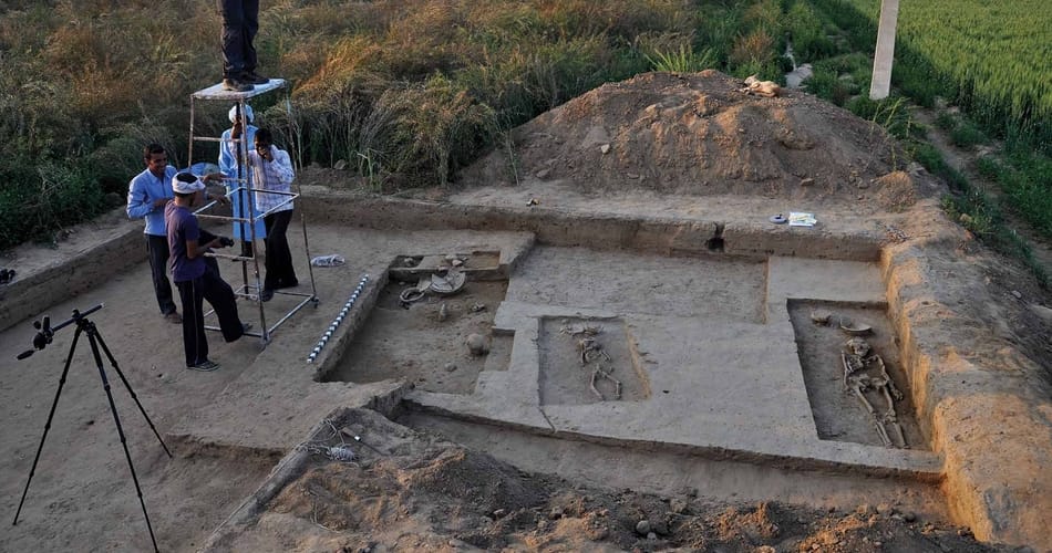 unique village, ancient village, History of Indian Culture buried in rohtak of haryana
