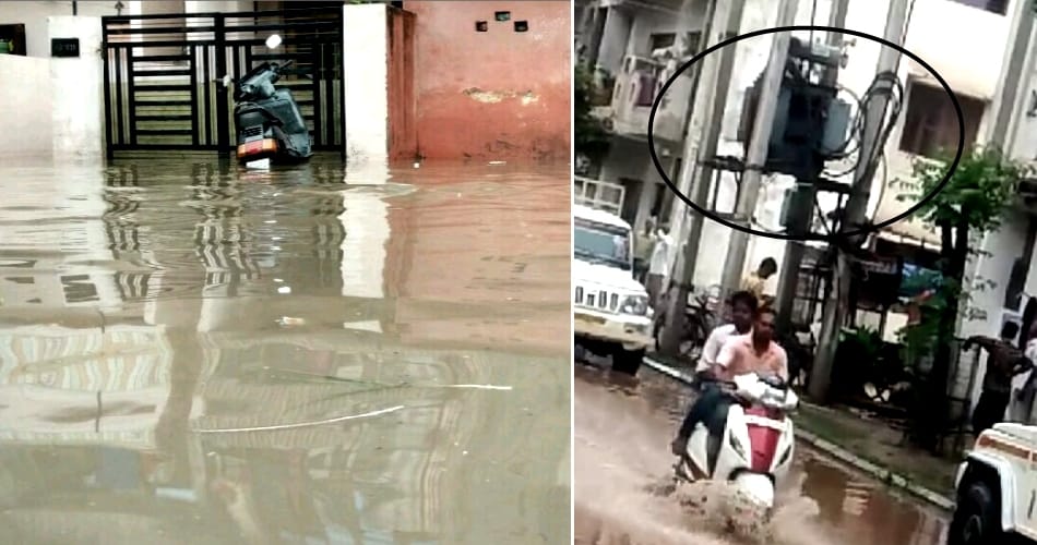 Child death due to elecrticity current in rain water