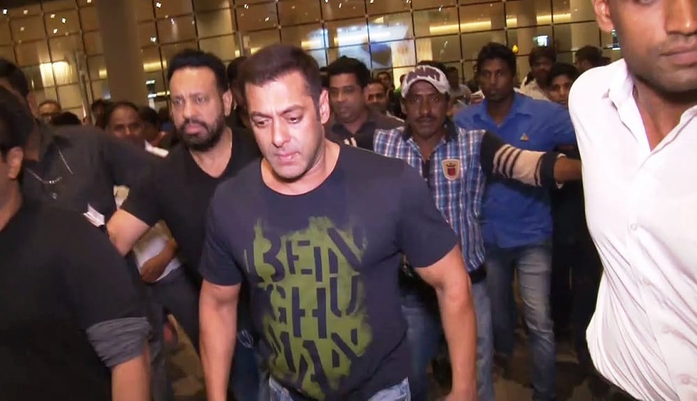 Salman Khan returns to Mumbai from Morocco after finishing shooting for Tiger Zinda Hai