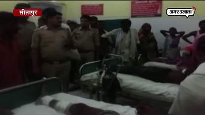 4 members of family killed after roof of their house collapsed in sitapur 