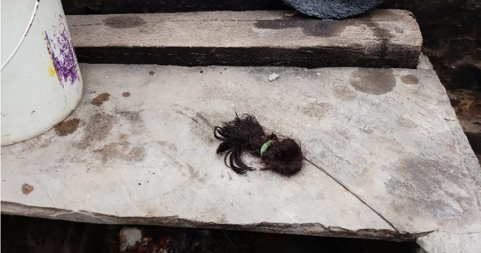 woman hair cut in all over haryana