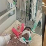indian boy admitted in france hospital