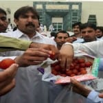 opposition celebrate and handed out sweets as Supreme court disqualifies Nawaz Sharif
