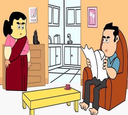 पत्नी के बोलने से पति परेशान - Husband Wife Related Jokes - Amar Ujala  Hindi News Live