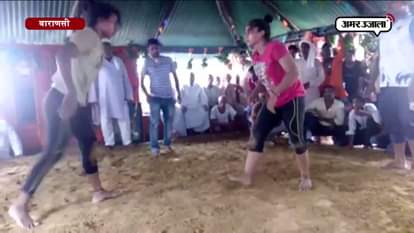 First time Women Wrestling conduct in kashi 