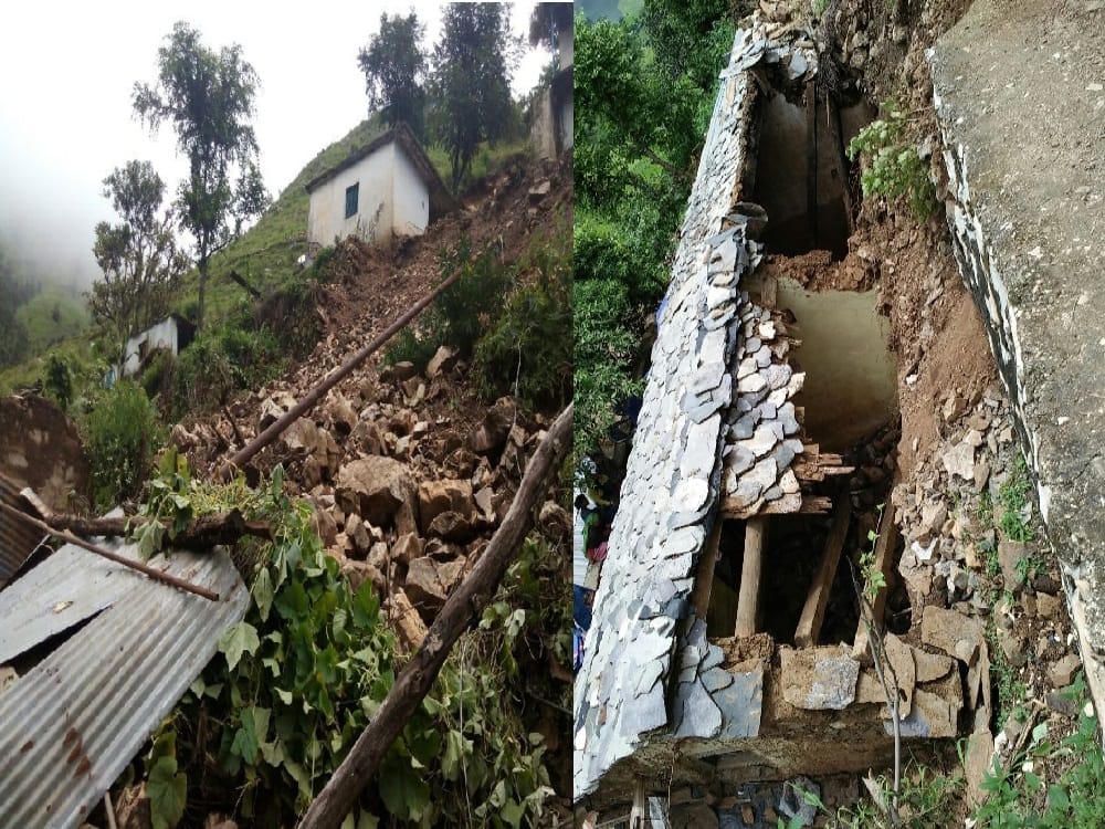 three killed due to heavy rain in uttarakhand 