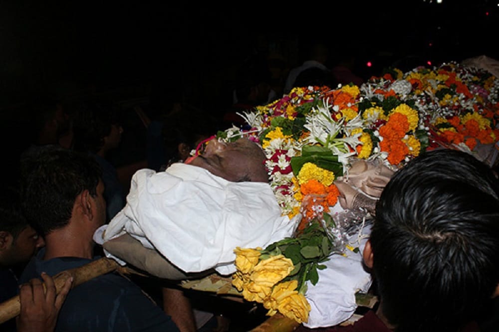 bollywood actor inder kumar funeral photographs