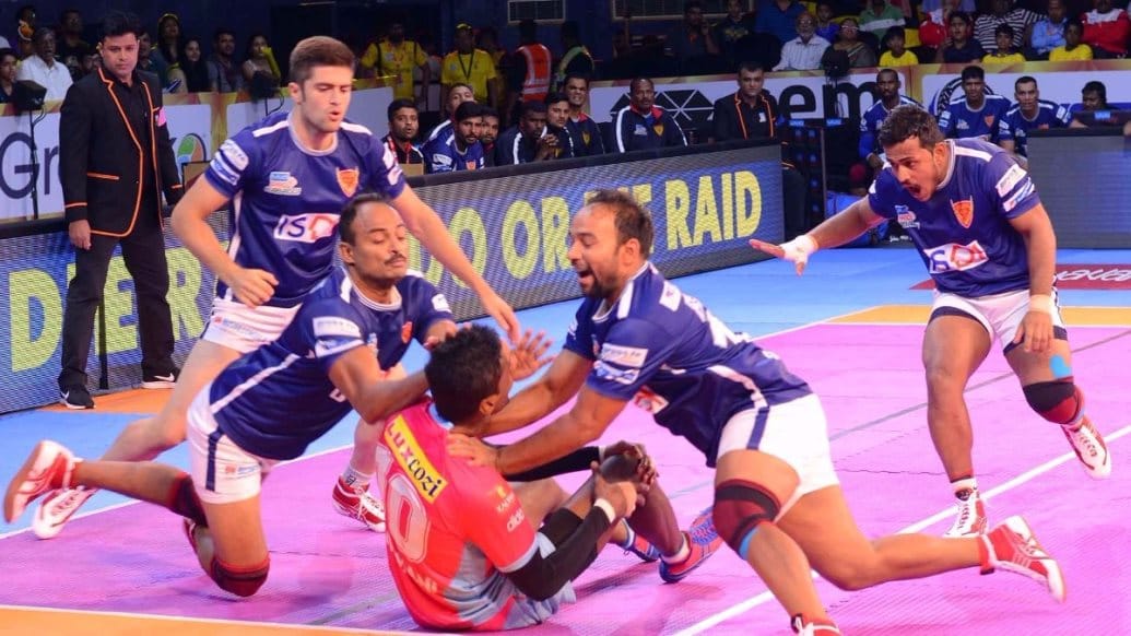 Pro Kabaddi 2017: Dabang Delhi defeat Jaipur pink Panthers in Their Opening Match 