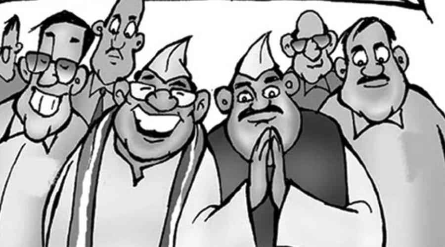 बीडीसी सदस्यों ने प्रशासन के खिलाफ की नारेबाजी