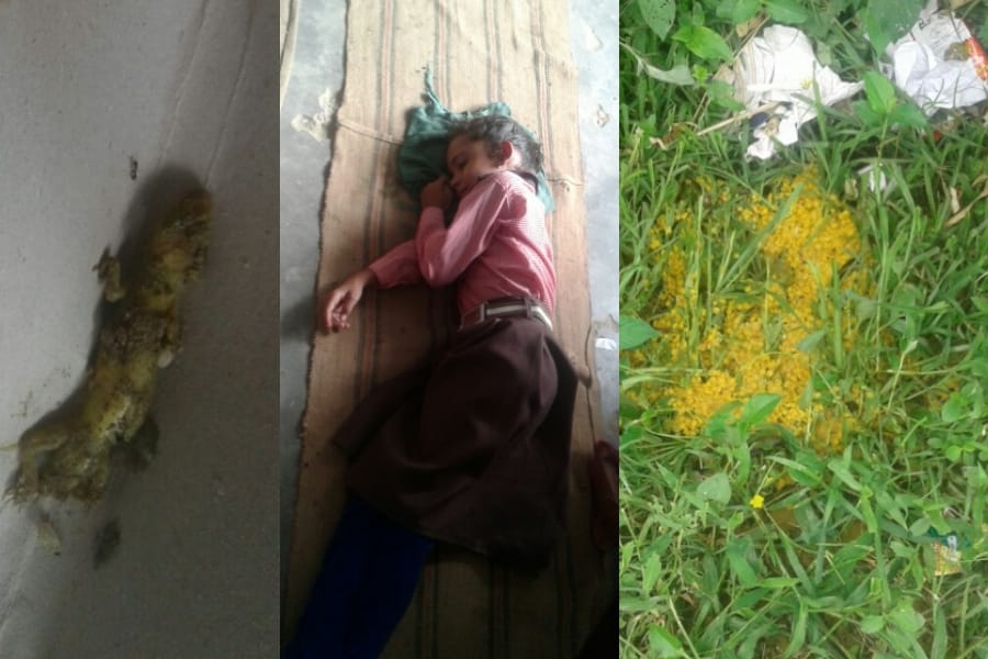 students fall ill after consuming poisonous mid day meal in faizabad.