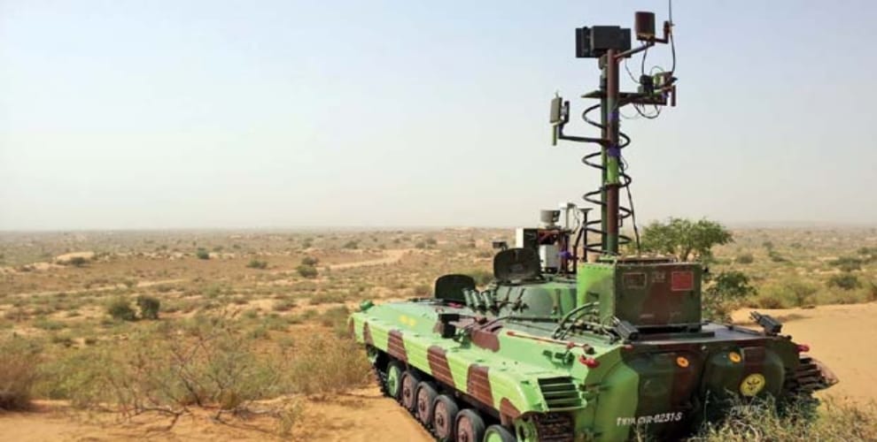 DRDO showcased country's first unmanned tank calls Muntra