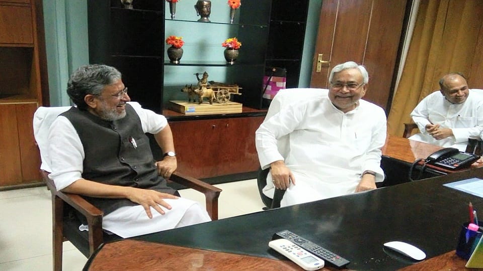MLAs from BJP and JDU are inducted as ministers in Nitish Kumar Bihar cabinet