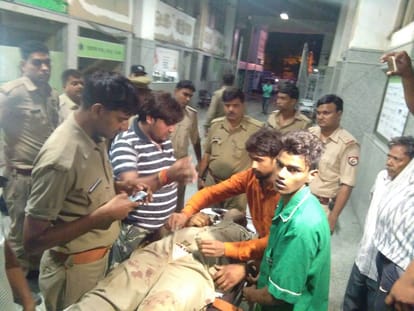 there was dark in while policeman were goons in agra